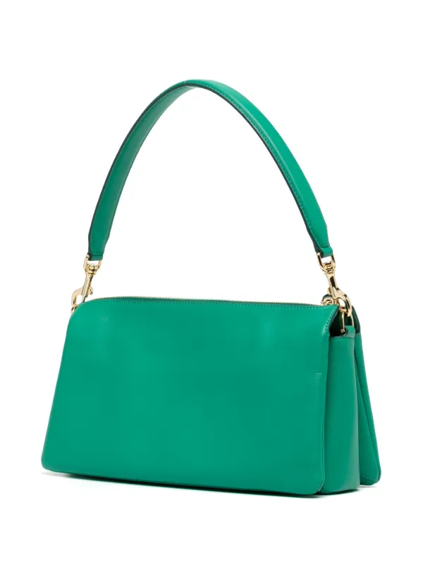 MCM Travia レザーショルダーバッグ S | グリーン | FARFETCH JP