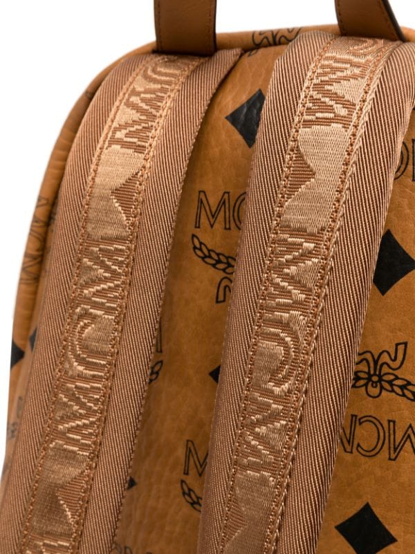 Medium Stark Backpack in Maxi Visetos Cognac