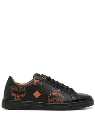 MCM Terrain Maxi Visetos print Sneakers Black FARFETCH UK