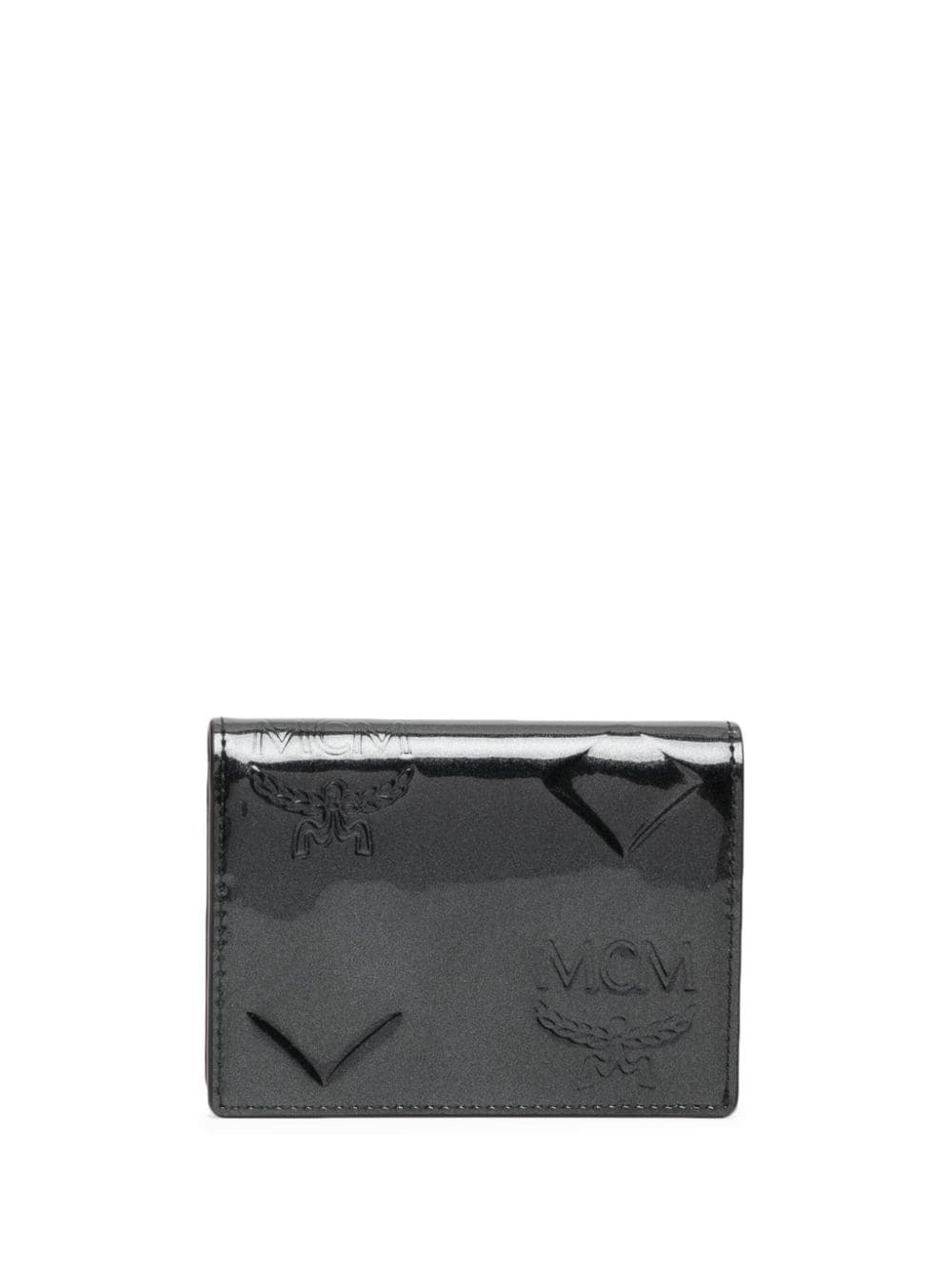 MCM Men Bifold Snap Wallet In Black Visetos Original Cloth ref.536408 -  Joli Closet