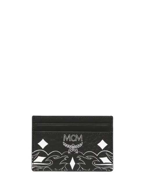 Porte-cartes Aren à motif cachemire - MCM - Modalova