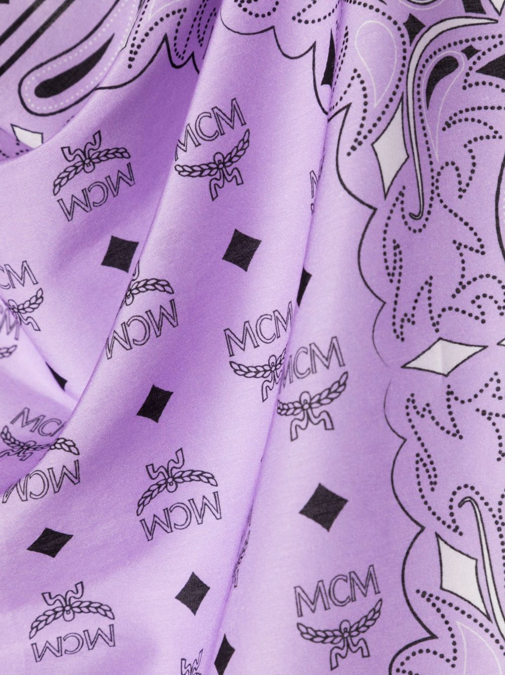 MCM Bandana monogram-print silk-blend Shirt - Farfetch