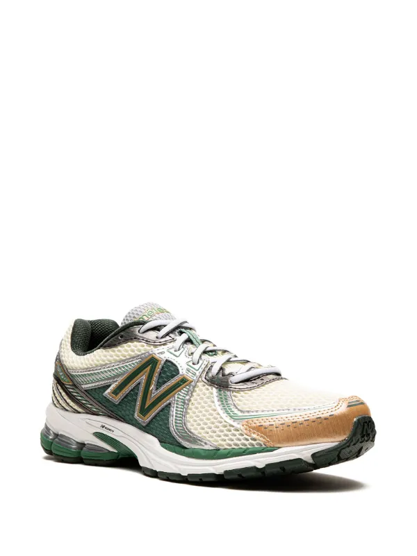 New Balance x Aime Leon Dore 860 v2 Green Sneakers Green FARFETCH IE