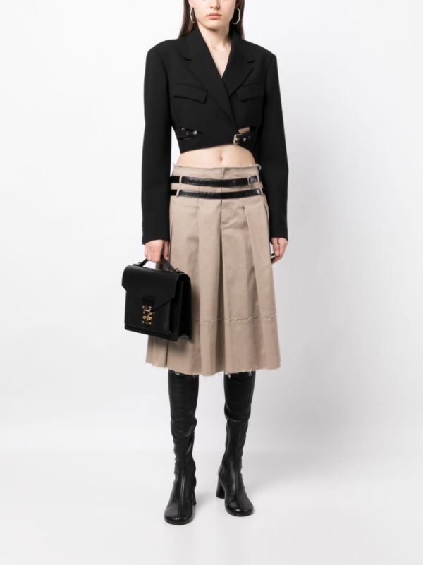 Louis Vuitton Monceau Black Leather Handbag (Pre-Owned)