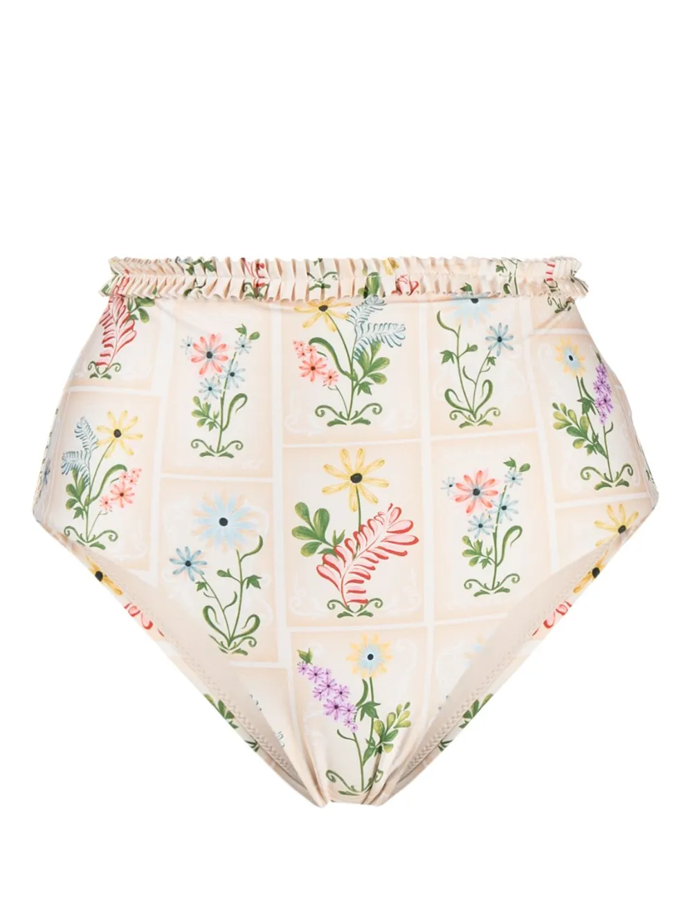 Agua By Agua Bendita Nopal floral-print Bikini Bottoms - Farfetch