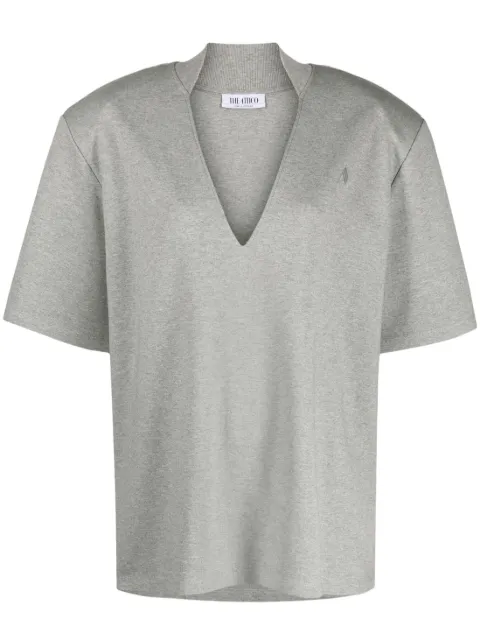 The Attico Vネック Tシャツ