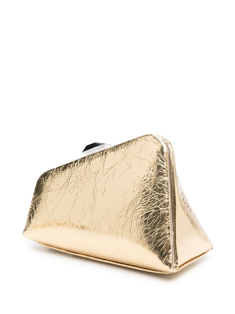 Shop Attico Midnight Shoulder Bag In Gold