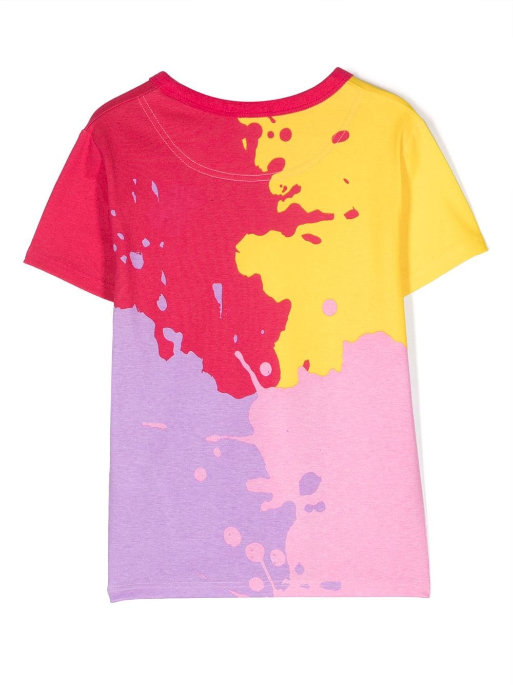 Image 2 of Marc Jacobs Kids colour-block splatter-print T-shirt