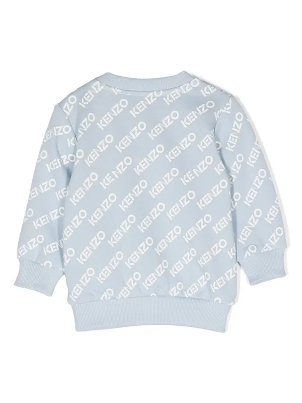 Kenzo Kids ロゴ スウェットシャツ | ブルー | FARFETCH JP
