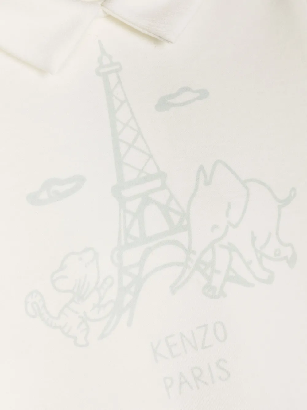 Kenzo Kids Twee katoenen pyjama's Wit