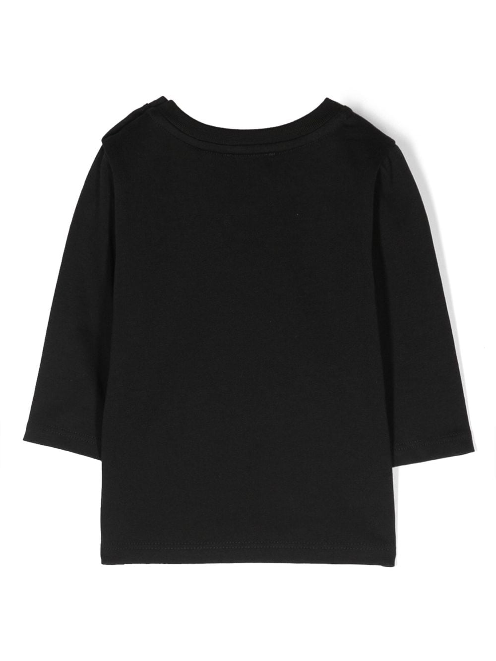 Givenchy Kids logo-embroidered long-sleeve T-shirt - Zwart