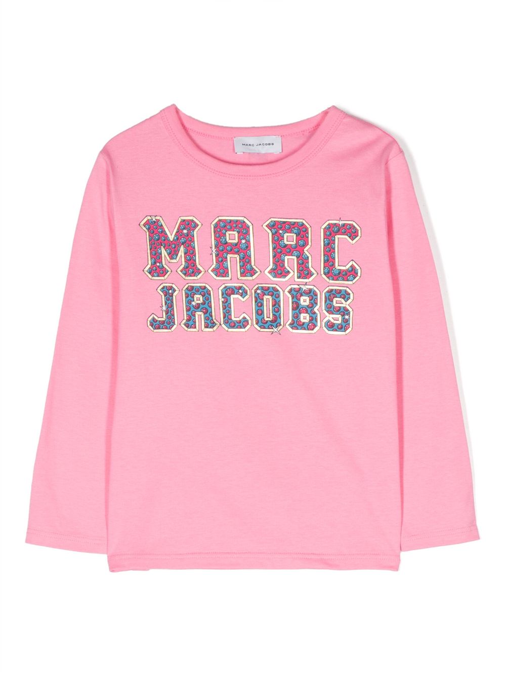 Marc Jacobs Kids logo-print long-sleeved T-shirt - Pink