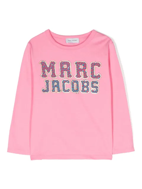 Marc Jacobs Kids logo-print long-sleeved T-shirt
