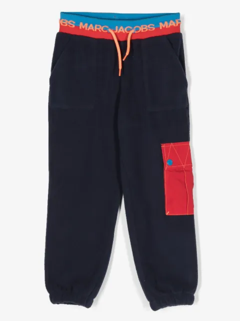 Marc Jacobs Kids Calça em fleece com logo no cós
