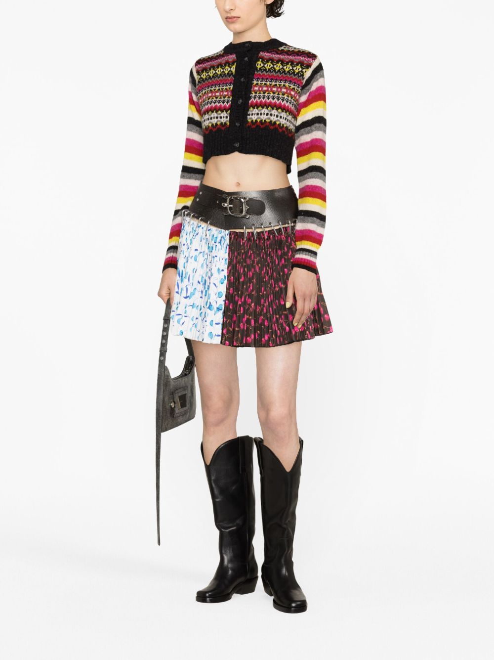 Molly Goddard Cropped vest Zwart