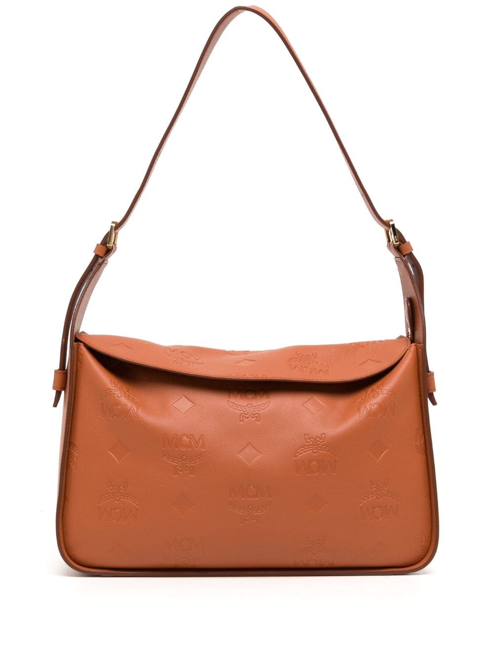 Image 1 of MCM medium Aren leather shoulder bag