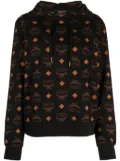 MCM monogram-print cotton hoodie - Black