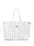 MCM large Liz reversible leather tote bag - White