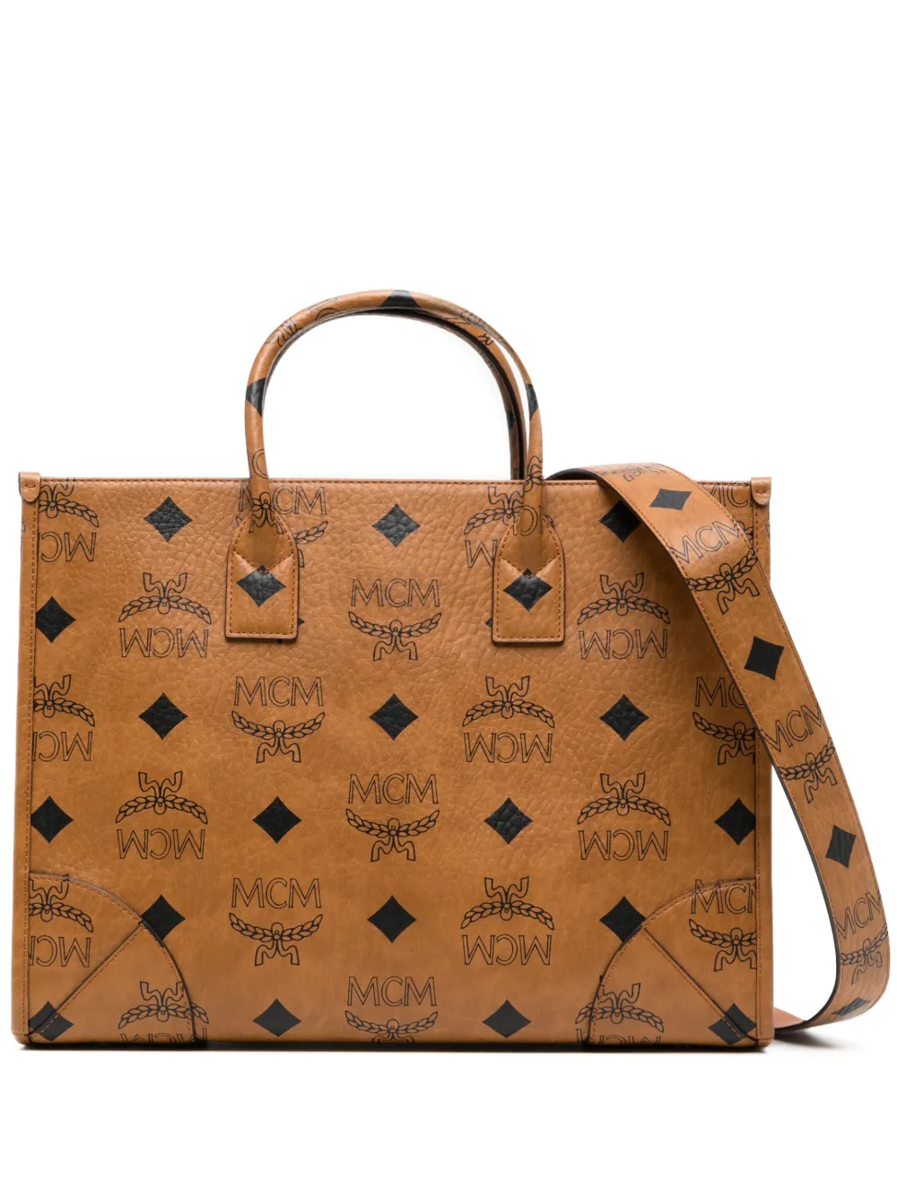 Large Munchen Maxi Monogram Tote Bag