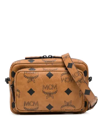 MCM Kleine Aren Schultertasche Mit Monogramm - Farfetch