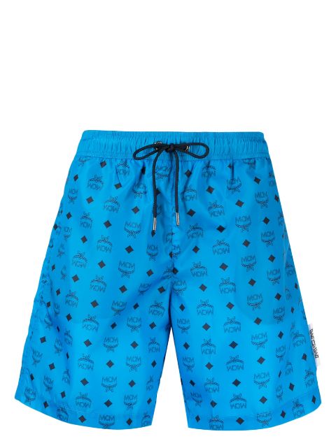 MCM monogram-print swim shorts