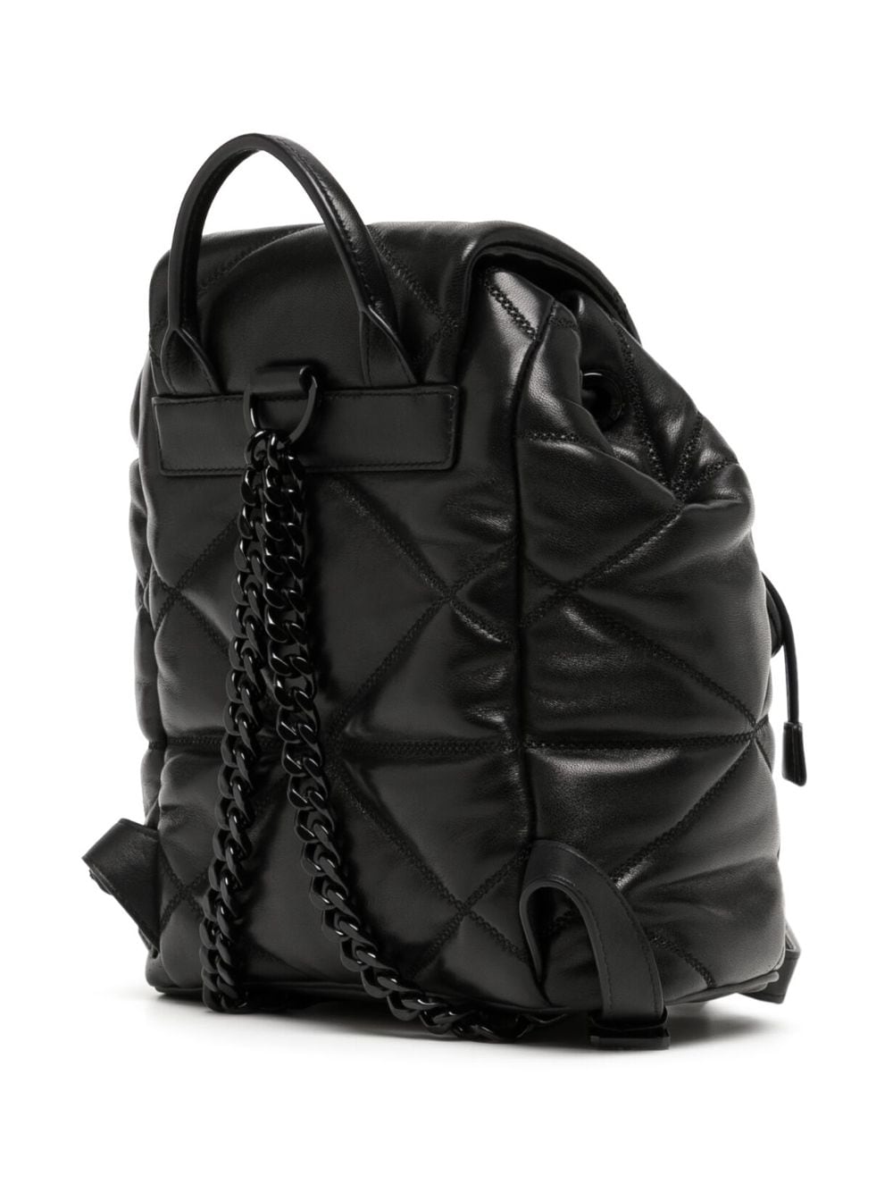 Shop Mcm Mini Travia Quilted Backpack In Black