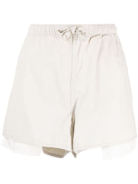 izzue oversize-pocket drawstring shorts