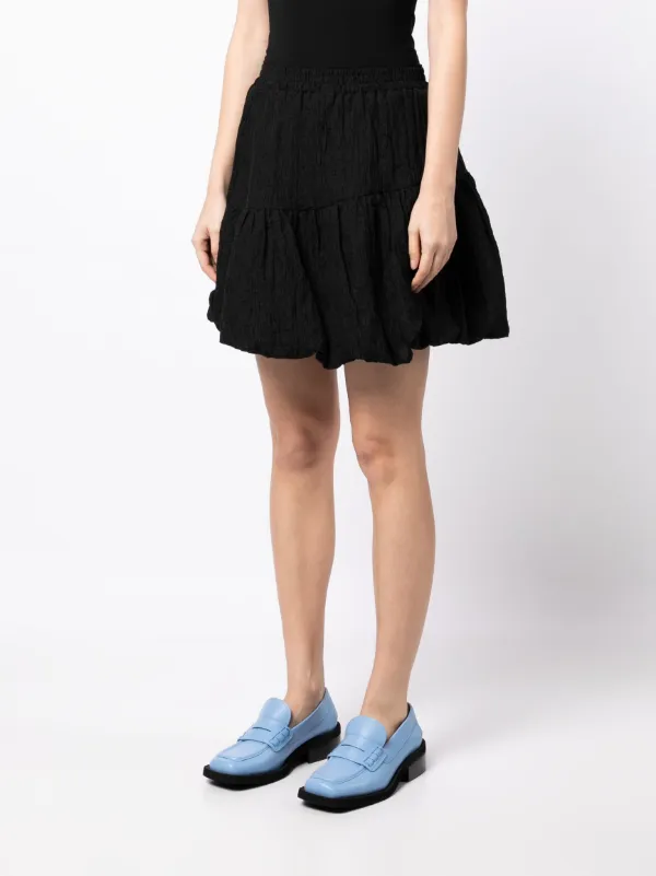 Tiered mini skirt cheap