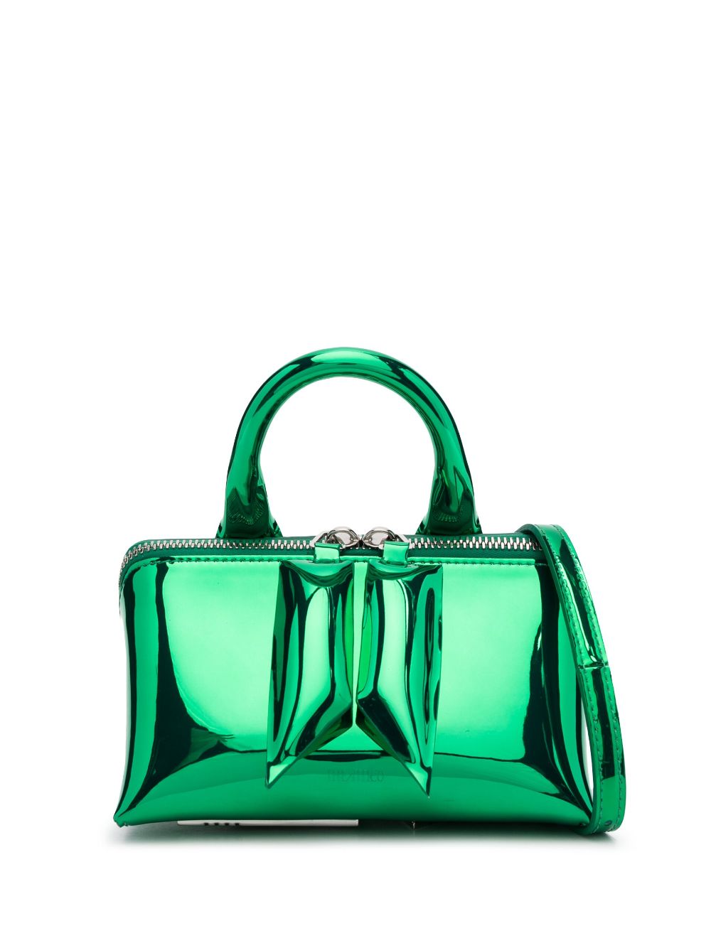 Shop Attico Mini Friday Belt Bag In Green