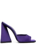 The Attico Devon 115mm satin sandals - Purple