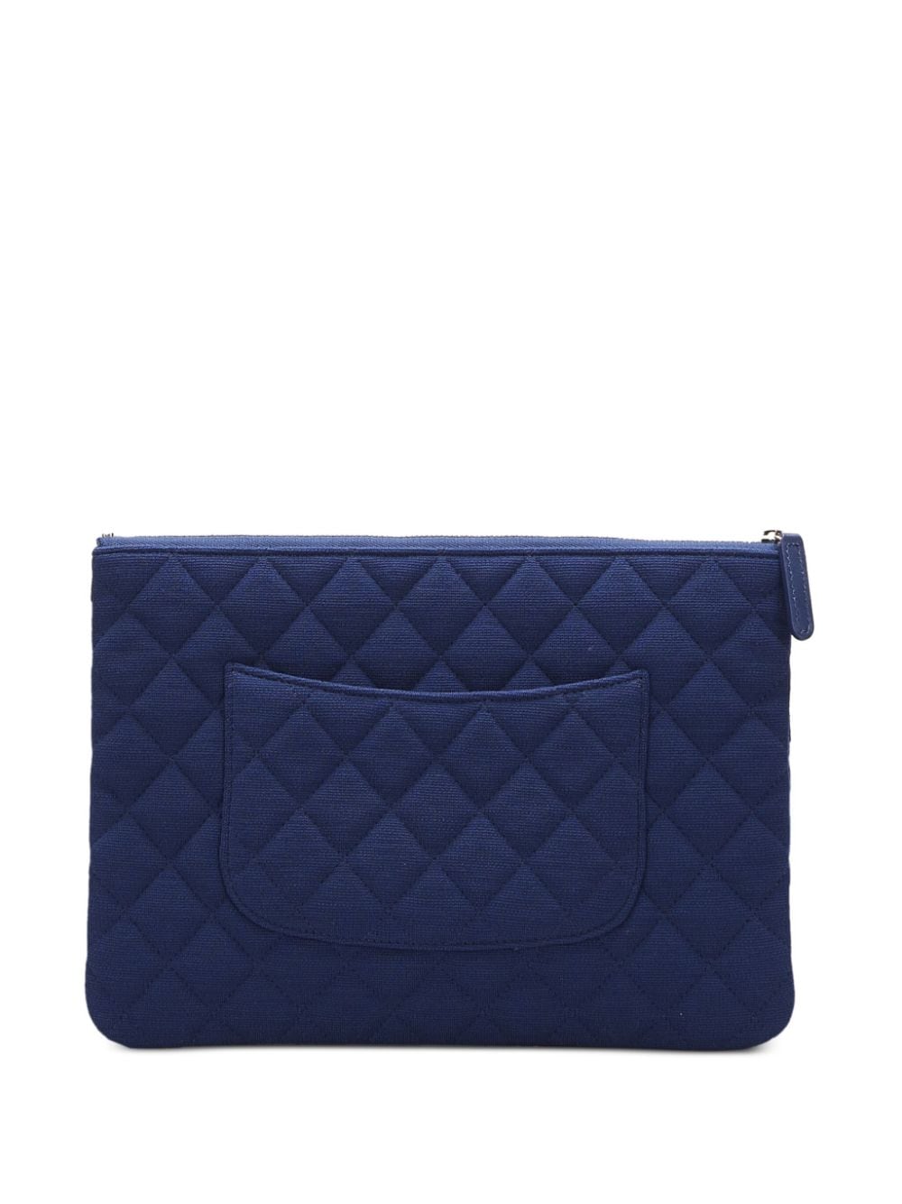 CHANEL Pre-Owned 2019 clutch met CC logo - Blauw