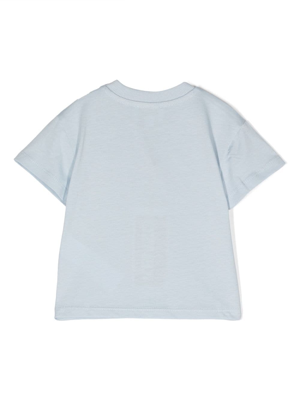 Shop Kenzo Logo-print Cotton T-shirt In Blue