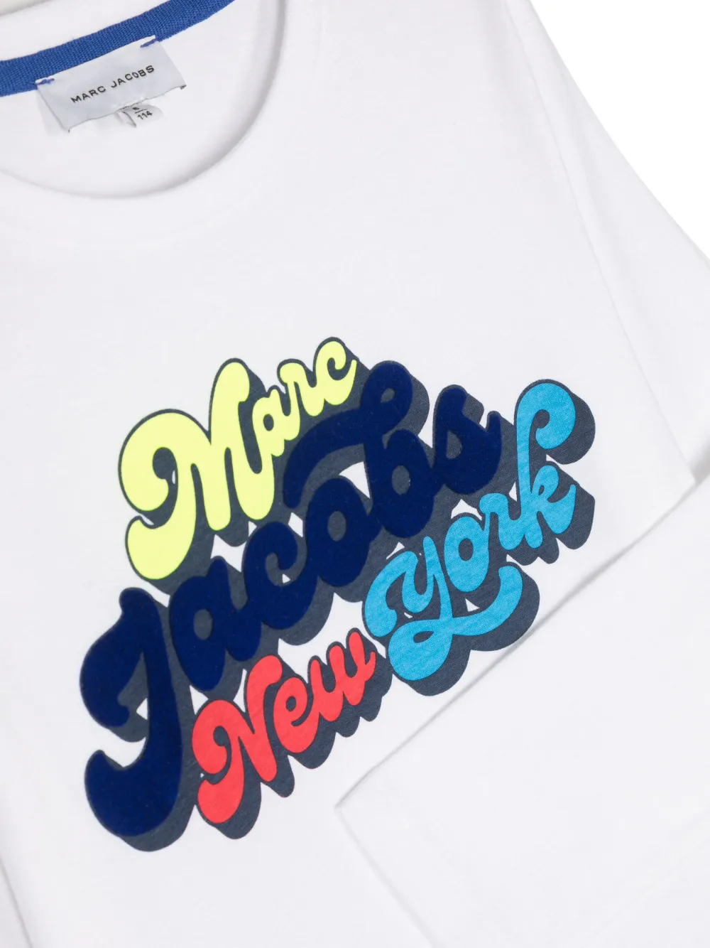Marc Jacobs Logo-print Long-sleeved T-shirt In White