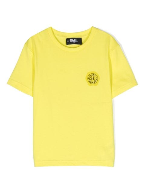 Karl Lagerfeld Kids logo-patch short-sleeve T-shirt