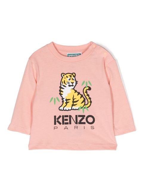 Kenzo Kids толстовка с графичным принтом