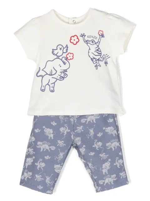 Kenzo Kids graphic-print two-piece set