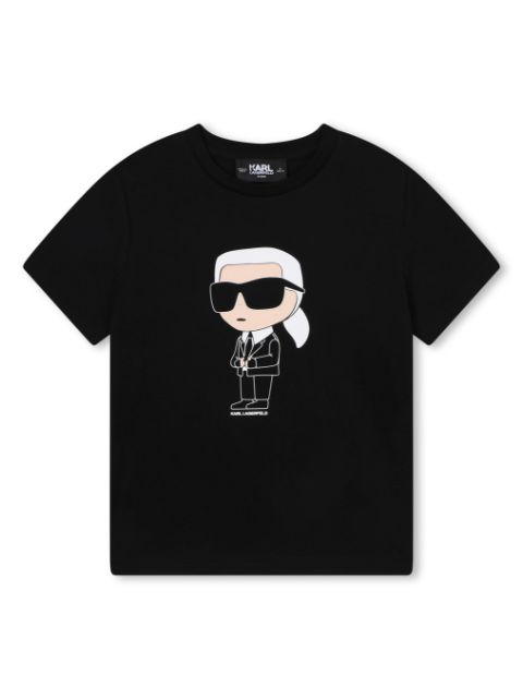 Karl Lagerfeld Kids logo-print short-sleeve T-shirt 