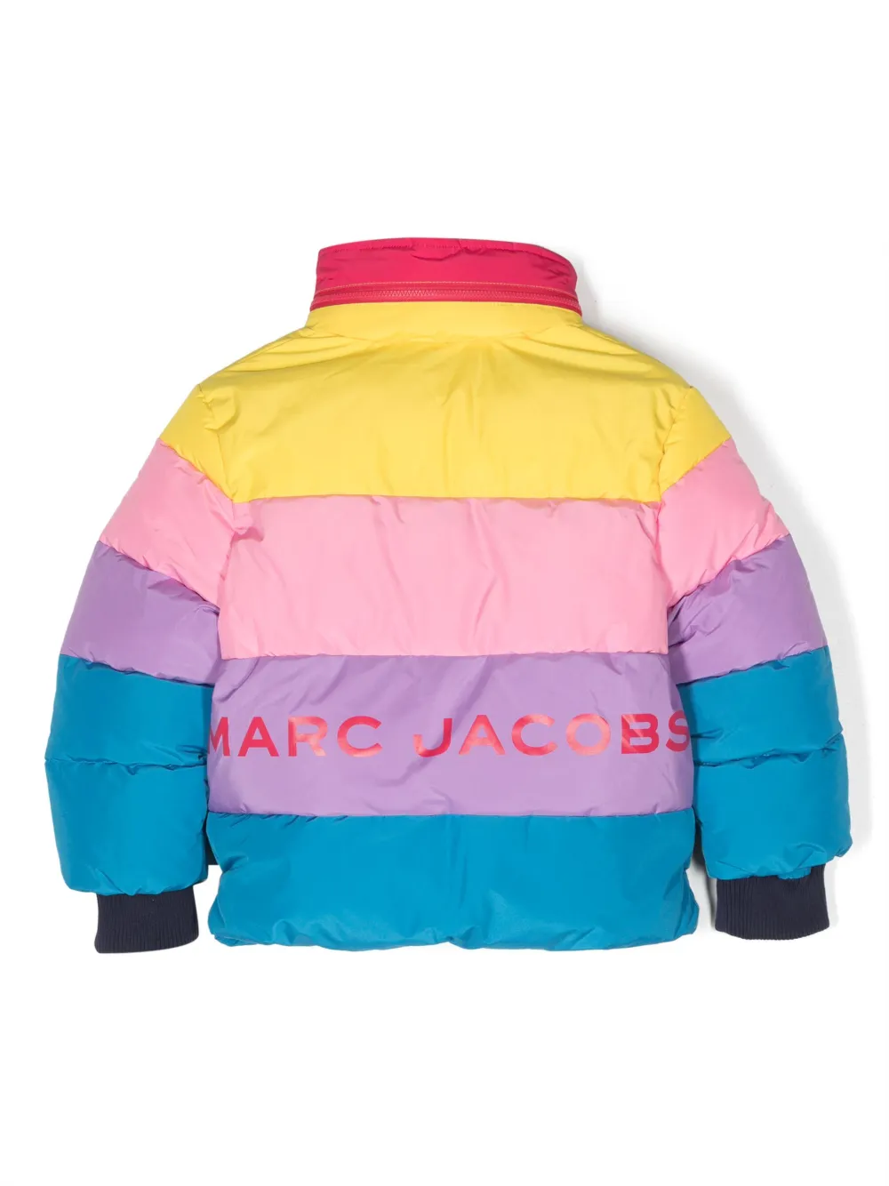 Image 2 of Marc Jacobs Kids colour-block puffer jacket