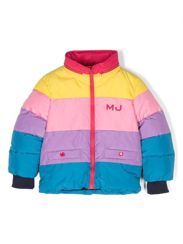 Marc Jacobs Kids colour-block Puffer Jacket - Farfetch