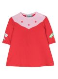 Kenzo Kids star-print detail cotton dress - Red