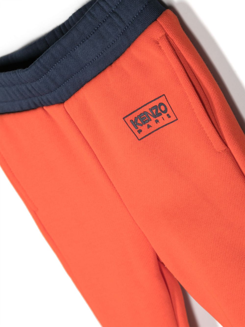 Shop Kenzo Colour-block Tracksuit Set In Orange