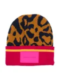 Marc Jacobs Kids colour-block knitted beanie - Orange