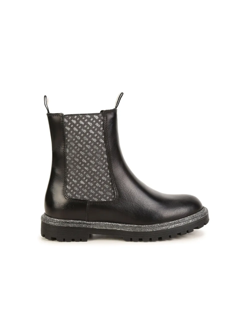 BOSS Kidswear Laarzen met glitter - Zwart
