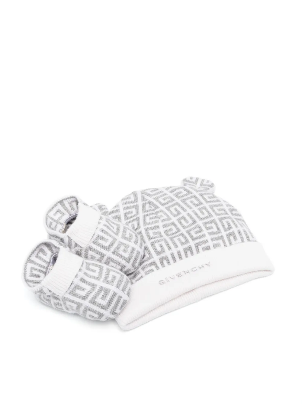 Givenchy Kids Hoodie met 4G-jacquard - Grijs