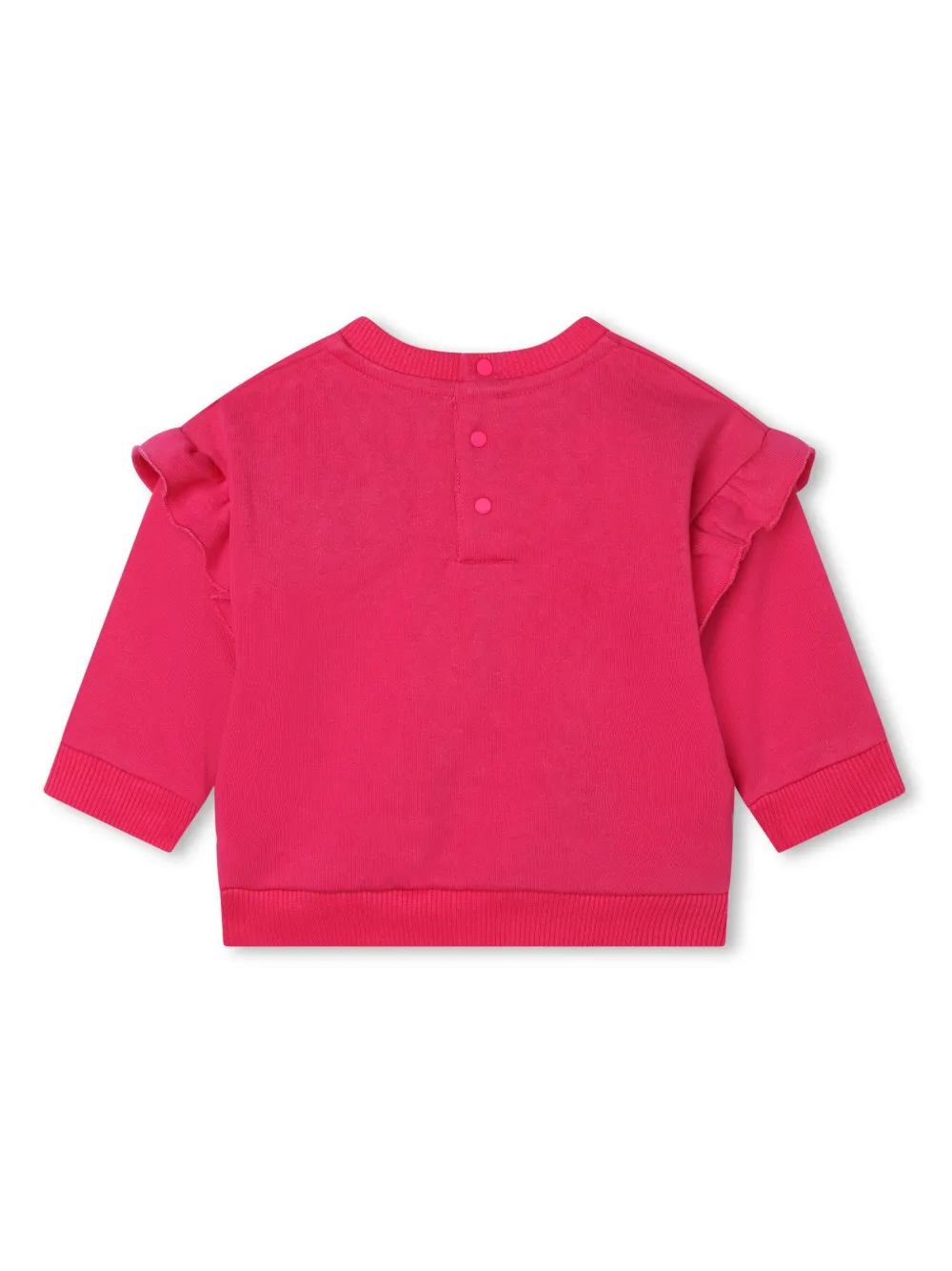 Givenchy Kids sequinned-logo fleece sweatshirt - Roze