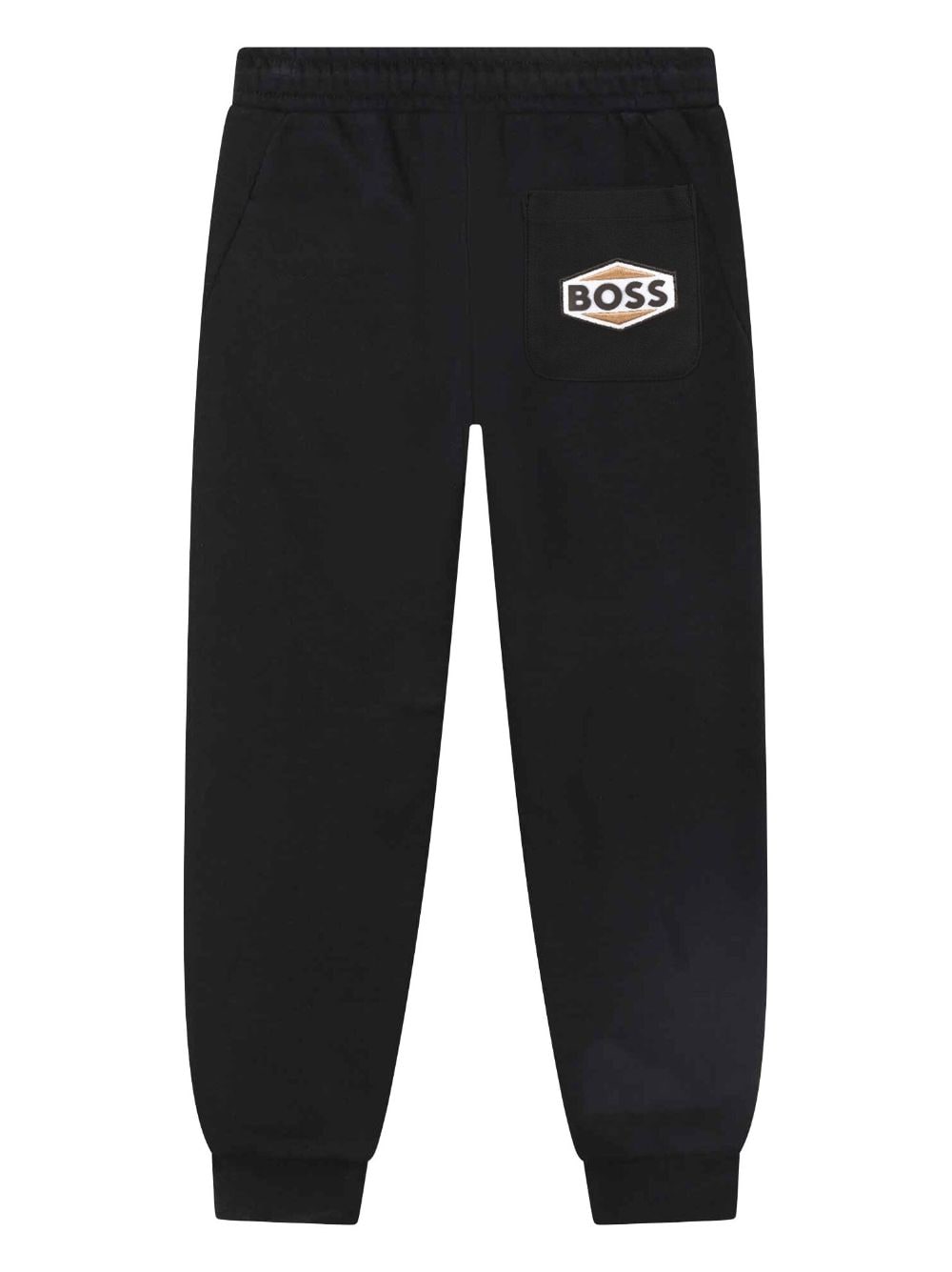 Shop Bosswear Logo-patch Track Pants In Black