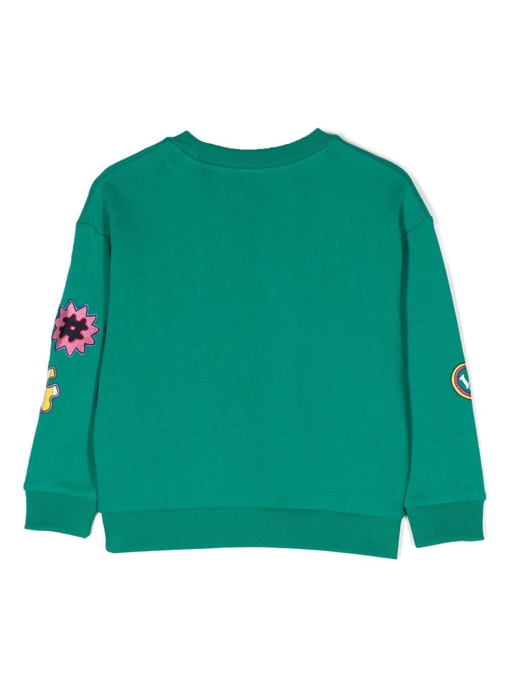 Shop Marc Jacobs Logo-patches Cotton Sweatshirt In Green