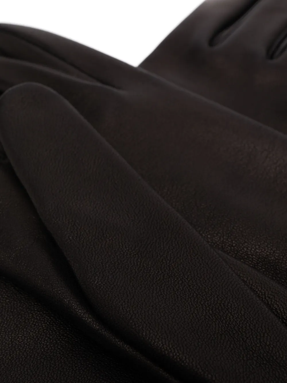 Saint Laurent Leren handschoenen - Zwart