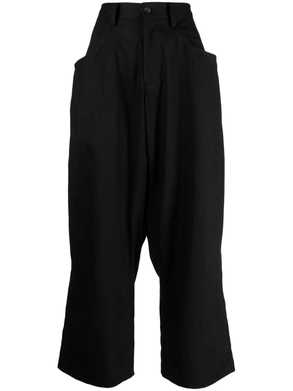 Yohji Yamamoto highwaisted taperedleg Trousers Farfetch