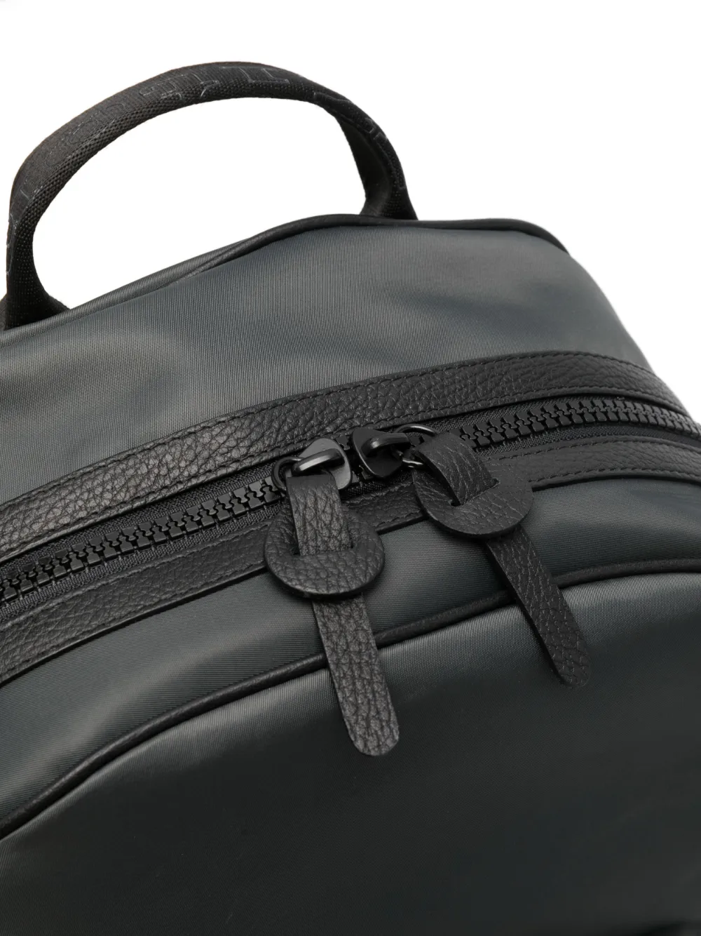 Kiton logoembroidered Leather Backpack Farfetch